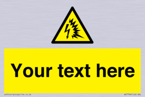 Custom warning Arc flash